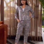 Sage Green Jaipuri Hand Block Print Casual Coord Set