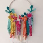 Floral Hoop Wall Art